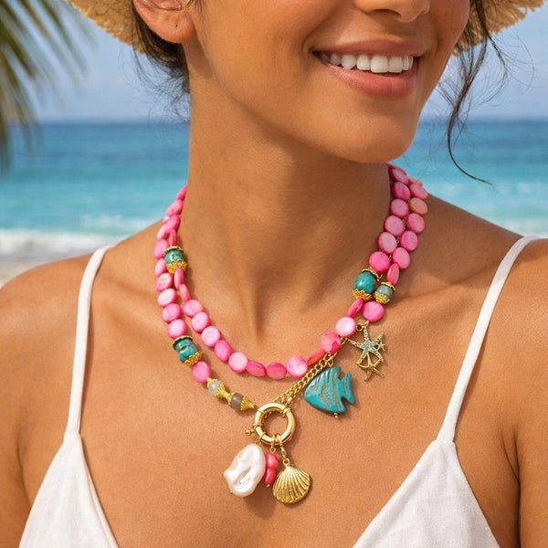 Pink coral glow