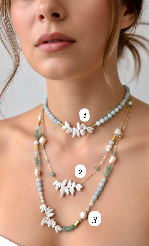 The snow flakes necklace ❄️